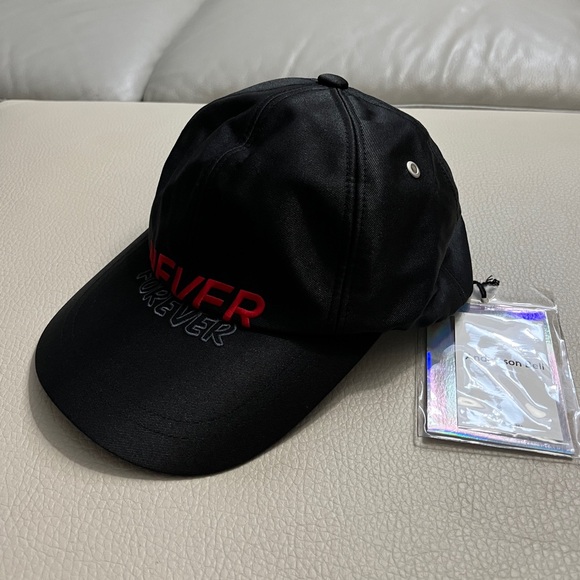 NWT - Andersson Bell Unisex Embroidered “Never Forever” Baseball Cap - Picture 3 of 6